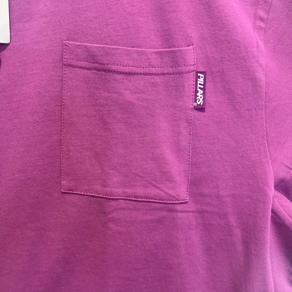 Men's Short Sleeve PILLARS  2XL Pocket Label Tee MRSP $72‎